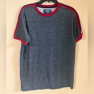 Gray and Red Men's Shirt